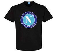 Napoli SSC Retro Crest T-Shirt (100% Cotton)