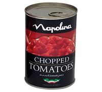 Napolina Chopped Tomatoes, 400 g, Pack of 4