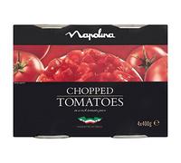 Napolina Chopped Tomatoes in Tomato Juice (4x400g) - Pack of 2