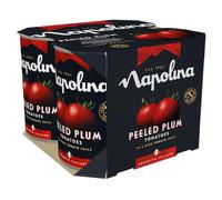 Napolina Peeled Plum Tomatoes (Pack of 4)