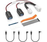 Naponal - DashCam GPS Power Adapter(10 Pin E-Type Connector), Radar Charger Station for Mirror Camera, GPS Charger Cable for Mazda CX-5 CX-9 and More with Mirror