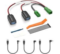 Naponal - DashCam GPS Power Adapter (3 Pin Type E Connector), Radar Charger Station for Mirror Camera, GPS Charger Cable for Volvo and Polestar and More, Connects to Mirror