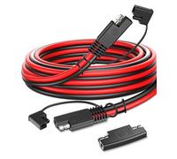 Naponal SAE Extension Cable,(10AWG-10FT) Advanced Heavy Duty SAE to SAE Battery Charging Extension Cord for Motorcycle Automotive Power Trolling Motor Travel Trailer Solar Panel SAE Plug