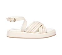 Nappa Sandal - female - Baldinini - Flat Sandals - White - 6 UK - Shoes 6 UK