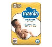 Nappies Size 2 Mamia Jumbo Pack 60 + Free Baby Wipes