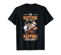 Napping After Coffee Resting Sloth Coffee Lover T-Shirt