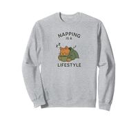 Napping Is a Lifestyle Funny Cozy Cat Sleep Sweatshirt