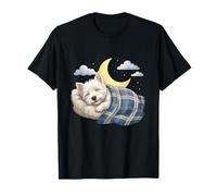 Napping Westie Pajama West Highland White Terrier Sleeping T-Shirt