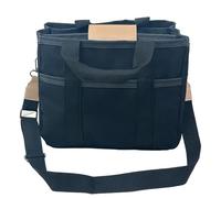 Nappy Bag - Shoulder Handbag with Canvas, Large Capacity Storage, Portable Baby Change Bag, Travel Multifunctional Bucket Organiser, Nappy with Strap, Childcare , black, Siehe Beschreibung