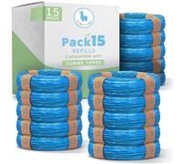 Nappy Bags Compatible with Tommee Tippee Nappy Bin Refills & Angelcare Nappy Bin Refills - Softly Scented Refill Bags (15)