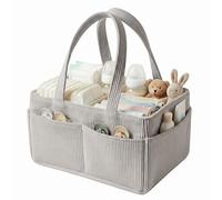 Nappy Basket Organiser, Changing Table Organiser, Large Storage Basket for Children's Room for Changing Station, Baby Gift & Must Have on the Wish List, Newborn Essentials & Children's Room Decoration