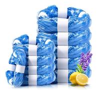 Nappy Bin Refill,10Pack Diaper Pail Refill Bags,4.5m Long Diapers Baby Scented Nappy Bags,Anti-Odor Antibacterial Nappy Bin Refill Compatible with All Models of Trash Bins (Blue)