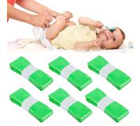Nappy Bin Refill, 6pcs Diaper Pail Refill Bags, Nappy Bin Bags Baby Scented Refills Diaper Pail Disposal Sacks Holds 1040 Newborn Diapers Nappy Refill Bags Compatible with Munchkin Angelcare (green*6)