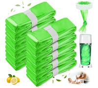 Nappy Bin Refill, Diaper Pail Refill Bags, 10pcs 4.5m Diaper Bin Pail, Disposal Bags Diaper Pail Refill, Lemon Scented Anti-Odor Antibacterial for Tommee Tippee,for Litter Genie, for All Models Bins
