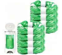 Nappy Bin Refill Film Bag Set 8 Pack Liners Smell Proof 7-Layer Anti-Odor | 7-Layer Compatible with Tommee Tippee, Angelcare, Genie, Munchkin Diaper Pail Hold 270-300 Nappies Each, Easy Disposal