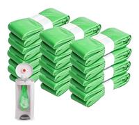Nappy Bin Refill, TGKYK 12Pcs Nappy Bin Refills, Holds up to 280 Nappies Nappy Bins Bags Refill, Nappy Bins Liners with Angelcare Tommee Tippee Munchkin Genie Refills Cassettes (Green)
