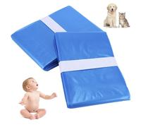 Nappy Bin Refills, Diaper Pail Refill Bags 4PCS Scented Nappy Bin Refill Bags Blue Nappy Bin Bags Cassettes- Nappy Disposal Bags Compatible with Dekor/Akord/Korbell Diaper Disposal System