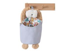 Nappy Caddy - Stylish Nursery Storage Basket, Hangable Diaper Organizer, Shower And Registry Must-Haves For Boy Or Girl, Car Nappy Caddy, Corduroy Cream