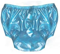 Nappy Cover,Paralysis Care Pant,Reusable Adult Pull on Plastic Pants Unisex Incontinence Safety Pants Silent Anti-Side Leakage Diaper Covers Washable,Shower Waterproof Underwea A,S