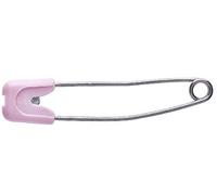 Nappy Pins with Push-in Plastic Safety Lock Heads Pink - Bulk Box of 144 Pins