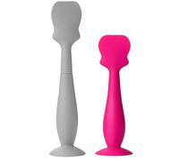 Nappy Rash Cream Applicator Medical Grade Baby Bottom Brush Silicone Facial Cream Spatulas for Newborn Baby Facial Cosmetic 2PCS