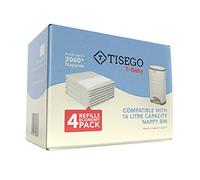 Nappy Refill Compatible with Korbell 16l Bin & Litter Champ | 4 Refills Economy Pack | Disposable Diaper Pail Liners