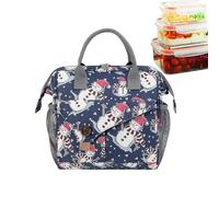 Nappy Tote - Waterproof with Multi Compartment and Bottle Holder, Large Travel Tote Bag for Nappies | For Kindergarten, Home, Travel and Camping, Snowman, riferimento alla descrizione