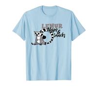 Naps And Snacks Funny Lemur Lover Madagascar Animal Lemur T-Shirt