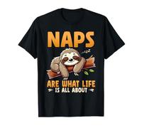 Naps are What Life is All About Resting Sloth Lover T-Shirt