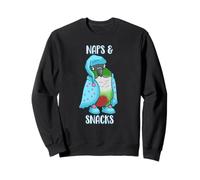 Naps & Snacks Parrot Green Cheeked Conure Sweatshirt