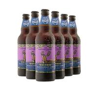Napton Cidery Duchess Blackcurrant Cider | 3.4% ABV | Slightly Sparkling | 6 x 500 ml Glass Bottles | Vegan, Gluten-free, No Artificial Flavours