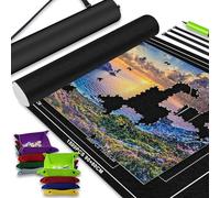 Napzy Puzzle roll up mat Set for 500-1500 Piece Puzzles, a Great Gift for Puzzles Lovers, Easy to Carry When Traveling Jigsaw Board