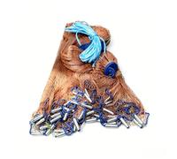 NAQAOI Fishing Net with a Radius Ranging from 3ft to 12ft, Designed for Casting with a Steel Sinker, Suitable for Outdoor Use and Saltwater Fishing (9FT Radius)