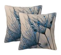 Naqiuli Throw Pillow Cover Case Modern Floral Pillow Covers 18x18 Inch Set of 2,Soft Decorative Throw Pillow Case for Living Room Bedroom Sofa Couch Cushion Covers