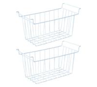 Naqqios Freezer Storage Bins,Ice Storage Bin for Freezer - Meats Food Refrigerator Organizer for Veggies Ice Meat Kitchen Home Apartment Hotel Restaurant Farmhouse