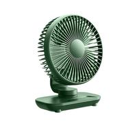 Naqqios Mini Oscillating Fan 5 Speed Adjustable 2000mAh Rechargeable | Small Oscillating Desk Fan for Bedroom Living Room Kitchen Office Indoor Outdoor Travel Dorm