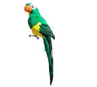 Naqqios Simulation Parrot,Multifunction Parrot Model - Yard Ornaments For Home Office Private Garden Zoo Public Park Holiday Party And Wedding Ceremony