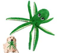 Naqqios Tough Dog Chew Toys - Octopus Shaped Chew Toy, Squeaky Plush Dog Toy | Interactive Pet Toy, Creative Pet Teething Octopus Doll, Heavy Duty Toy, Pet Teething Toy for Medium Large Breeds