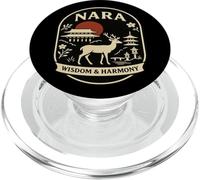Nara Wisdom & Harmony Retro Japan Heritage Design PopSockets PopGrip for MagSafe