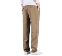NaraComfy Pants, Men's Casual Relaxed Fit Elastic Waist Straight-Leg Chino Pant, Pull On Work Travel Slacks (Khaki,XL)