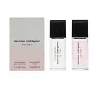Narciso Rodriguez 2 Piece Gift Set: For Her Eau De Toilette 20ml - For Her Pure Musc Eau De Parfum 20ml