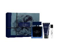Narciso Rodriguez Bleu Noir Eau De Parfum Men's Aftershave Gift Set 100ml Eau De Parfum + 50ml Shower Gel + 10ml Eau De Parfum