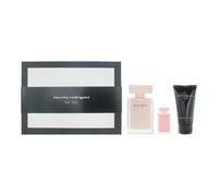 Narciso Rodriguez For Her 3 Piece Gift Set: Eau De Parfum 50ml - Eau De Parfum 7.5ml - Body Lotion 50ml