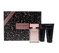Narciso Rodriguez For Her 50ml Eau de Parfum, Body Lotion, Shower Gel Gift Set