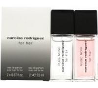 Narciso Rodriguez Layering Duo For Her Gift Set 20ml For Her Pure Musc EDP + 20ml For Her Musc Noir EDP