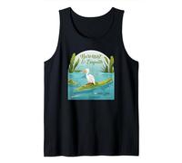 Narcissist and Empath, coexisting ,bird, alligator, bird Tank Top