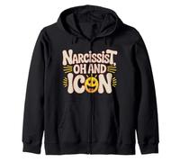 Narcissist Oh And Icon Confident Personality - Zip Hoodie