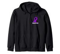 Narcissistic Abuse Survivor Domestic Violence Awareness Zip Hoodie