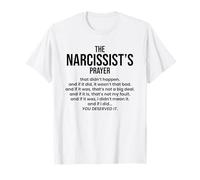 Narcissist's Prayer Narcissistic Abuse Awareness Survivor T-Shirt