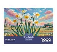 Narcissus 1000 Pieces Jigsaw Puzzle for Adults Stress Relief Puzzle Gift Box Included Missing Piece Guarantee Recycled Cardboard 70x50cm/1000pcs